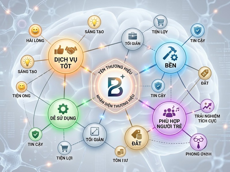 Hình ảnh thương hiệu phản ánh tổng hợp nhận thức và cảm nhận của khách hàng